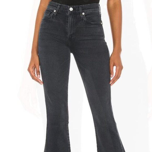 LE JEAN Mid Rise Bella Crop Flare - Picture 2 of 11